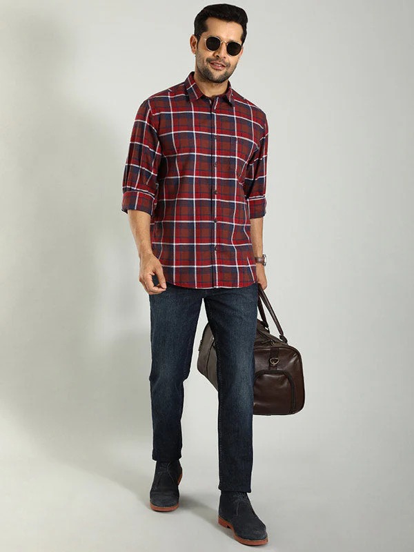 Indian Terrain Men Dark Blue Jeans